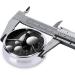 Black and White Golf Round Pill Box Portable 3 Compartment Travel Medicine Organizer | Decorative Pocket Purse Vitamin Holder - Buy Online on GoSupps.com