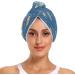Outer Space Rocket Dry Hair Cap - 2 Piece Quick Drying Towel Set | Super Absorbent Soft & Comfortable with Button Headband - Buy Online on GoSupps.com