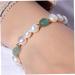 2pcs Fashion Bangle for Friends Decorative Bracelets Green Aventurine Bracelet Jewelry Wrist 19X1cm Green - Buy Online on GoSupps.com