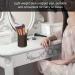 Qkiss Portable PU Leather Makeup Brush Cup Tube Holder - Travel Cosmetic Container (Bronze) - Shop Now! - Buy Online on GoSupps.com