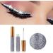Glitter Eyeliner Shiny Metallic Liquid Eyeliner Starry Sequins Eye Cosmetic Grey 5ml - Buy Online on GoSupps.com