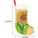 YYHHAOFA Sunflower Seeds and Sunflowers Picture Christmas Decorative Stockings : Soft Light and Tactile Suitable for Christmas Holiday Party - Buy Online on GoSupps.com