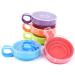 Digjobk Silicone Toothbrush Mug - Foldable Portable Retractable Mini Cup for Travel & Outdoor - Violet Color - Buy Online on GoSupps.com