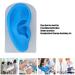 Silicone Ear Model - Transparent and Blue - Flexible for Piercing Practice - Buy Online on GoSupps.com