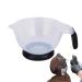 Bol de teinture capillaire aspiration bol rond pour la coloration des cheveux de coloration de cheveux de teinture capillaire multifonctionnel Kit de teinture capillaire bols de m lange