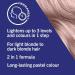 LIVE Schwarzkopf Lightner and Twist Cool Lilac Permanent Hair Dye and Hair Lightener Kit 104 Pastel Hair Colour with 2-in-1 Formula Hair Lightening and Long Lasting Hair Colour in One Simple Step - Buy Online on GoSupps.com