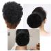 Afro Puff Drawstring Ponytail Short Afro Bun Extension Hairpiece Synthetic Curly Hair Ponytail for Black Women Afro Chignon Hairpieces Wig Party Cosplay Costume for Women - Buy Online on GoSupps.com