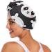 Cute Panda Black Hair Towel 2 Pack | Super Absorbent Quick Dry Turbans for Women & Girls - Buy Online on GoSupps.com