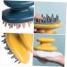 Tovinanna 2-Piece Silicone Massage Comb Set | Scalp Shampoo Massager & Hair Brush for Relaxing Hair Care - Buy Online on GoSupps.com