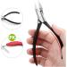 PSGS Paronychia Improved Stainless Steel Nail Clippers Trimmer Ingrown Pedicure Care Professional Cutter Nipper Tools Feet Toenail (Color : Black (Gift Box)) - Buy Online on GoSupps.com