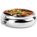 Large Pizza Print Mini Round Pill Box | 3 Compartment Portable Pill Organizer for Travel Home & Office - Buy Online on GoSupps.com