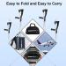 Aluminum Forearm Crutches Walking Lightweight Ergonomic Handles Crutches for Adults Foldable and Easy to Carry for Elderly/Disabled People - Buy Online on GoSupps.com