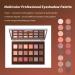 Professional 18 Colors Eyeshadow Palette for Mature Women | Waterproof Blendable Brown Shades | Natural-Looking Eye Makeup for All Skin Types - Buy Online on GoSupps.com