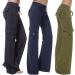 YSLMNOR Women's High Waist Cargo Pants - Wine 3X-Large - Buy Online on GoSupps.com
