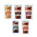 Korean Convenience Store Coffee Drink Pouch Sampler Set (Sweet Americano Hazelnut Caramel Macchiato Almond Black Coffee) - 1 Each 5 Pack