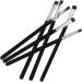 Baluue 12 Pcs Flat Eyebrow Brush Eyeliner Brush Cosmetics Tool Flat Concealer Brush Artificial Fiber Black - Buy Online on GoSupps.com