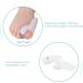 10 Pcs Relief Toe Tubes - Hallux Valgus Spacer Corrector for Adults (White) - Buy Online on GoSupps.com