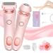 Dusk Razor for Women Dusk Glide Pro 3.0 Shaver - Dusk Official Razor Women Electric Shaver 2 in 1 Electric Shaver Razors Ipx7 Waterproof Women's Bikini Trimmers (Pink)