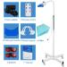 3 Mode LED Teeth Whitening Beauty Lamp 36W - Professional Dental Whitener Floor Stand Instrument for Clinic - Blue Purple Red Light Accelerator Bleaching System - 10pcs LED Light Included - Buy Online on GoSupps.com