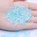 Mixed 1000pcs 2-6mm Light Blue AB Resin Nail Rhinestones 3D Non Hotfix Glitter Round Flatback Nail Stones Strass Gems Diamonds DIY Nail Art Decoration (12 Light Blue AB)