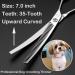 Moontay Professional 7.0 Dog Grooming Chunkers Scissors - Japan 440C Stainless Steel 35 Teeth Upward Curved Thinning Shears for Pet Groomers | 7.0 inches - Buy Online on GoSupps.com