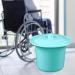 Menolana Portable Spittoon with Lid Lightweight Splashproof PP Durable Pee Potty urinal Bucket Chamber Pot for Outdoor Travel Elderly Adults Blue - Buy Online on GoSupps.com