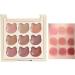 Lip Gloss Palette | 9 Shades Lipstick Palette - Intense and Long-Lasting Shades On-the-Go Cosmetics for Outings Travel and School - Buy Online on GoSupps.com