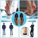 Height Increase Insoles for Men & Women | Invisible Heel Lift Inserts for Leg Length Discrepancy | Shock Absorbing Boosters (Black Small-0.6 Height - Buy Online on GoSupps.com