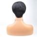 Yviann Pixie Cut Short Human Hair Wig for Black Women - Natural Straight 1B Color - Buy Online on GoSupps.com