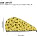 Bees & Dandelions Microfiber Hair Towel Wrap | Soft Super Absorbent Coral Velvet for Long Curly & Thick Hair Quick Dry & Convenient - Buy Online on GoSupps.com