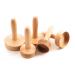 tuuli Accessories Maderotherapy Wood Set Massager Swedish Cup Cellulite Lymphatic Drainage Device