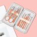 ZSLBMD Rose Gold 7-Piece Nail Tools Set Full Manicure Nail Clippers Nail Clippers Multi-Purpose Nail Clippers Set 11*7cm Roze - Buy Online on GoSupps.com