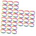 MAGICLULU 24 Pcs Rainbow Bracelet Women's Bracelets Bracelet for Women Friendship Jewelry Rainbow Rubber Wristbands Expandable Bangle Bracelet Pride Friendship Bracelet Lgbt Bracelet Miss Colorfulx3pcs 6.5X6.5X1CMx3pcs