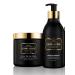 Moroccan Argan Oil Shampoo and Conditioner SLS Sulfate Set - Best for Damaged