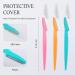21 PCS Eyebrow Razor for Women and Men - Face Razors for Dermaplaning with Precision Cover - 3 Colors - Multipurpose Trimmer - Dermaplaning Beauty Tool - 21 Count (Pack of 1) - Buy Online on GoSupps.com
