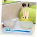 SESESFOUFU Portable 4-Piece Toothbrush Case | Travel Toothbrush Holder & Organizer | Outdoor Essentials | 21x5.5cm - Buy Online on GoSupps.com