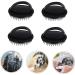 Hoement 4-Piece Massage Shampoo Brush Set | Scalp Care & Hair Styling Tools for an Invigorating Bathroom Experience - Buy Online on GoSupps.com