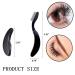 6 PCS Folding Eyelash Comb Set - Stainless Steel Lash Separator & Brow Comb | Metal Teeth Eyebrow Mascara Applicator - Perfect for Defined Lashes | Black & Pink Colors - Buy Online on GoSupps.com