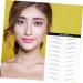 FOYTOKI 2 Pairs Simulation False Eyebrows Sticker Imitation Natural Brow Clear 21.00X15.00X0.01CM Black - Buy Online on GoSupps.com