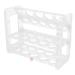 Mikikit Egg Storage Rack Refrigerator Egg Stand for Fridge Door Egg Rack Fridge Egg Holder Devil Organizer White 25.00X20.00X11.00CM