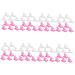Mikinona 96 Pcs Nail Clip Acrylic Nail Tips Clips Manicure Diy Equipment Manicure Kits Chip Bag Finger Nail Extension Clips Nails Kits Nail Gel Manicure Tool Plastic Heavy Mold Clamp White 1 count (Pack of 1) White Pinkx8pcs