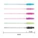 Elisel 300 PCS Disposable Crystal Eyelash Brushes - Mascara Wands Applicator for Extensions and Makeup - Multicolor - Buy Online on GoSupps.com