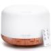 Asakuki 500ml aroma diffuser ultrasound aromatherapy diffuser for essential oils humidifier with timer automatic shutdown when waterless condition and 7 types LED light colors A-yellow