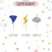 24pcs Tornado Cupcake Toppers Lightning Cupcake Toppers Colorful Glitter Weather Cake Decoration for Baby Shower Tornado Themed Birthday Party Supplies - Buy Online on GoSupps.com