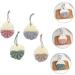 4 Pcs Bath Bouquet Bath Tub Cleaner & Exfoliating Shower Loofah Balls - Japanese-Style Sponge for Ultimate Clean & Relaxation - Buy Online on GoSupps.com