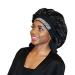 Queen Rhinestone Diamond Pink Jumbo Satin Bonnet for Women - Large Night Sleeping Cap for Long Curly Hair - Buy Online on GoSupps.com