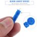 EXCEART 200 Disposable Sterile Blood Lancet Needles Twist Top Lancets Glucose Measurement Pens (Blue) - Buy Online on GoSupps.com