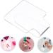 FRCOLOR FRCOLOR 10 Piece Transparent Acrylic Makeup Mixing Palette Compact Handy Foundation Tray for Precise Color Mixing Nail Art Lightweight Easy to Clean - Buy Online on GoSupps.com