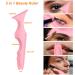 URGINO 5 in 1 Silicone Eyeliner Stencils - Reusable Winged Liner for Eyes - Pink - Buy Online on GoSupps.com