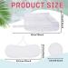 Reusable Castor Oil Pack Wrap - 4 Pcs for Liver Detox Breast & Neck - Cold Pressed Compress Poultice Pads (White - Buy Online on GoSupps.com